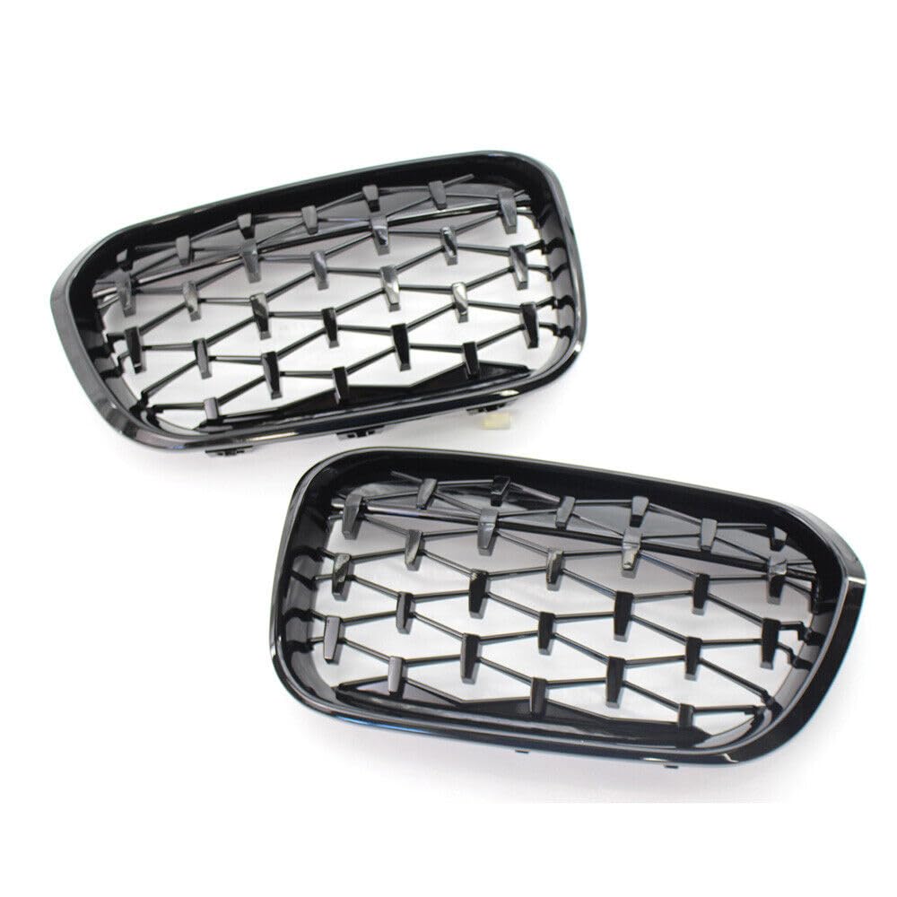 Calandre avant noire brillante Garvee Creyteg F20 compatible avec BMW Série 1 F20 F21 (2011-2014)