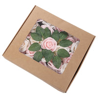Coffret de roses artificielles Garvee (25 pièces) - Cadeau romantique en forme de fleur de savon - Rose - Idéal pour Noël, le Nouvel An, la Fête des Mères et la Saint-Valentin