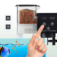 Distributeur automatique de nourriture pour poissons d'aquarium GARVEE, distribution programmée, garde l'eau au sec, capacité de 500 ml
