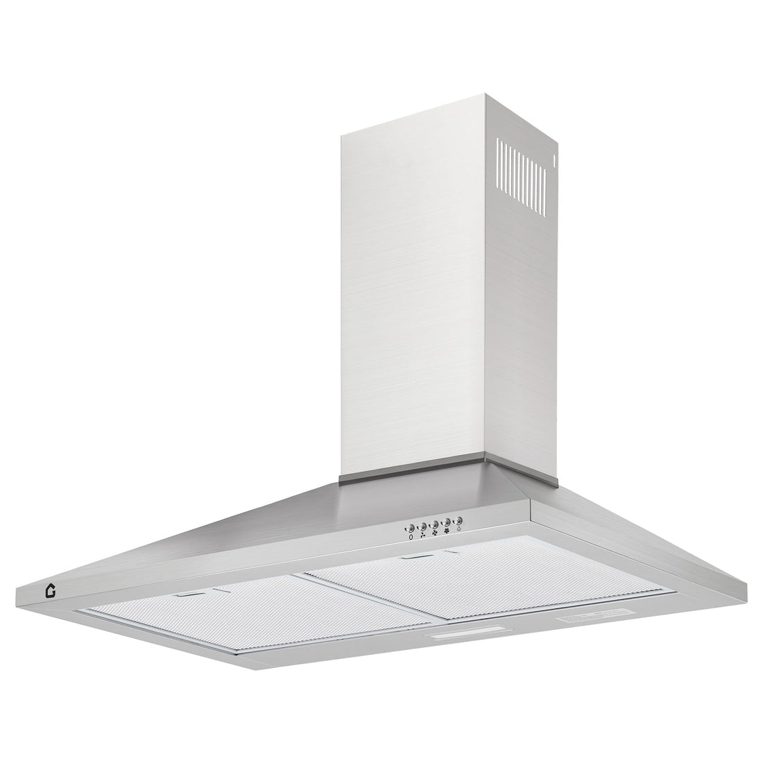 Hotte Garvee 76 cm (30 pouces) avec filtre en aluminium pour cuisine, 250 pi³/min (7 m³/min), commandes tactiles et télécommande, silencieuse, convertible, argent