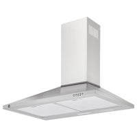 Hotte Garvee 76 cm (30 pouces) avec filtre en aluminium pour cuisine, 250 pi³/min (7 m³/min), commandes tactiles et télécommande, silencieuse, convertible, argent