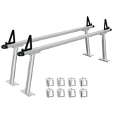 Porte-échelle en aluminium Garvee pour camionnette, capacité de 363 kg (800 lb), réglable de 43 à 74 cm (17 à 29 po), revêtement en poudre noir, pour camionnette, kayak, planche de surf
