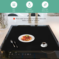 Revêtement en caoutchouc pour plaque à induction Garvee – Résistant aux rayures et antidérapant, tapis de protection épais pour la cuisine, protège votre surface de cuisson.