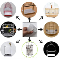 Papier pour cages à oiseaux Garvee, 100 feuilles, absorbant, découpable, pour cages à oiseaux, 22 x 15 cm / 27 x 20 cm / 31 x 25 cm, matériau à base de bois, écologique