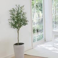 Étendoir à linge mural pliable Garvee, en acier inoxydable, gain de place, pour balcon et terrasse, longueur télescopique 103,2–151,2 cm, gris