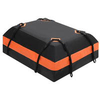 Sacoche de toit Garvee pour voiture, 425 litres (15 pieds cubes), étanche, avec 8 sangles renforcées, compatible avec tous les véhicules, idéale pour les voyages, dimensions : L 112 x l 86 x H 43 cm (44 x 34 x 17 pouces), noire.