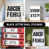 Garvee Lot de 272 lettres autocollantes en vinyle (24 feuilles), imperméables et autocollantes, pour loisirs créatifs (grand format 22 x 30,5 cm). Idéal pour les travaux manuels.