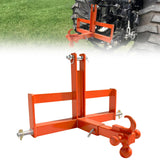 Garvee Attelage de Remorque 3 Points pour Tracteur, Récepteur 5,1 cm, Boule 4 Voies, Capacité 4536 kg, Acier Inoxydable, Usage Industriel