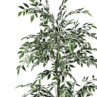 Ficus artificiel Garvee, 150 cm, grande plante artificielle en pot, vert, pour intérieur, maison, bureau, jardin