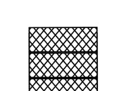 Jardinière surélevée Garvee en acier galvanisé avec treillis et brise-vue pour balcon et jardin, 180 x 89 x 41 cm, durable et mobile