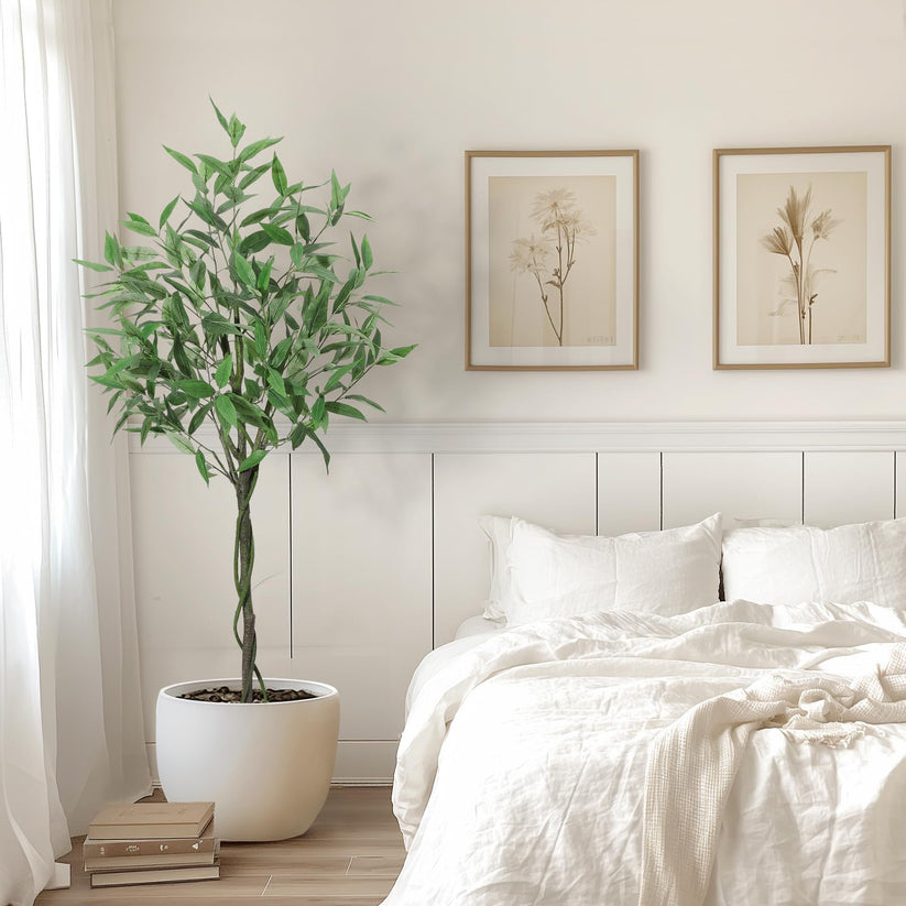 Plante eucalyptus artificielle sans arrosage ni lumière naturelle
