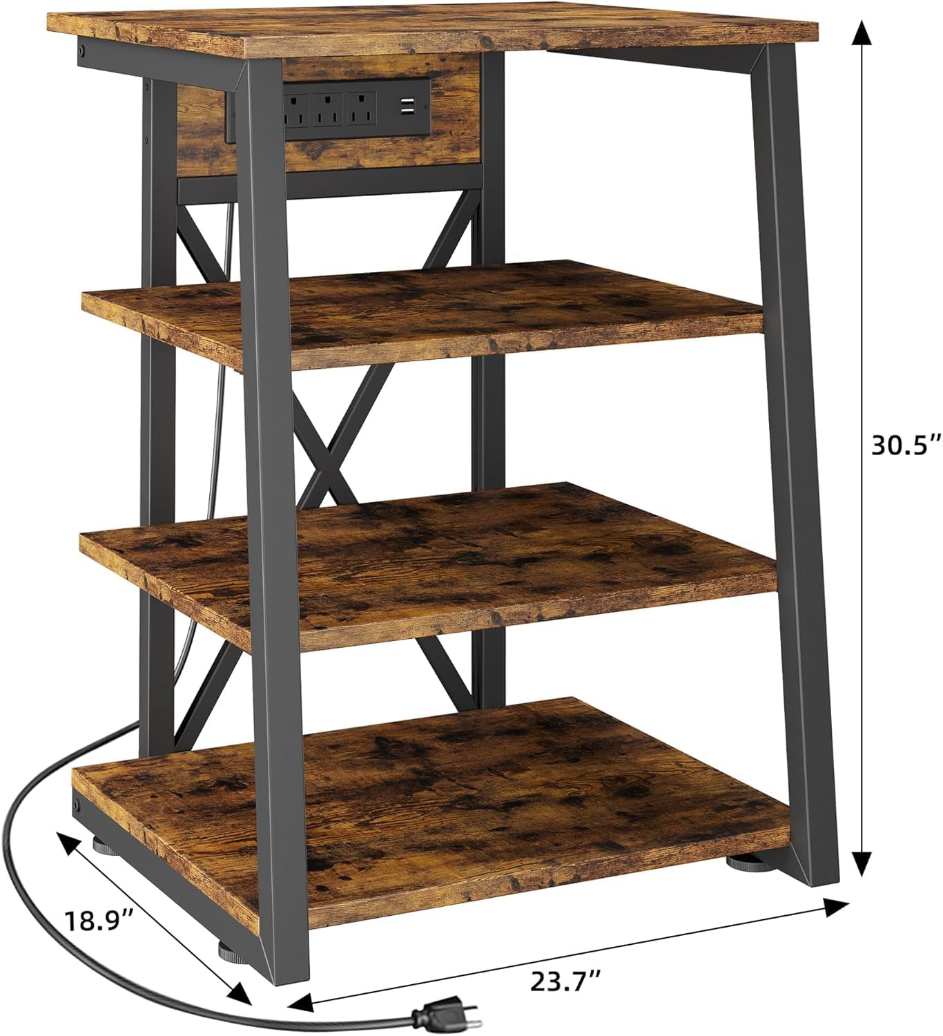 Garvee meuble pour chat avec bac à litière dissimulé et rangement, portes en sisal, bois, salon, 81 × 40 cm, coloris naturel