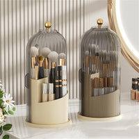 Garvee Organisateur de maquillage, rotatif à 360°, grande capacité, pour coiffeuse, bureau, salle de bain, noir