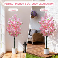 Arbre artificiel d'intérieur Garvee de 1,80 m, réaliste et sans entretien, matériau de haute qualité, décoration polyvalente pour la maison et le bureau, vert