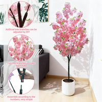 Arbre artificiel d'intérieur Garvee de 1,80 m, réaliste et sans entretien, matériau de haute qualité, décoration polyvalente pour la maison et le bureau, vert