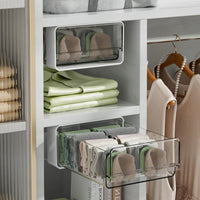 Garvee Organisateur de tiroir sous meuble avec fonction coulissante, en plastique auto-adhésif, pour la cuisine et le bureau, gain de place, polyvalent