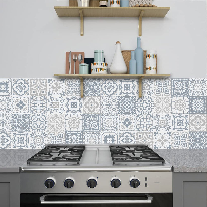 Dalles autocollantes décoratives pour cuisine salle de bain et bureau