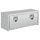 Garvee coffre à outils sous châssis en aluminium, 91 × 36 × 41 cm, argenté - argenté
