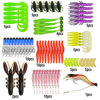 Coffret de pêche Garvee 301 pièces avec appâts, hameçons et coupe-fil pour la pêche au bar, à la truite et au saumon.