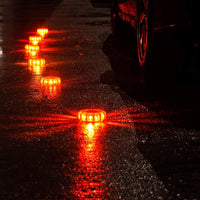 Lot de 6 lampes torches LED Garvee pour éclairage de secours avec 9 modes de clignotement, chargement USB, matériaux ABS+PC, base et crochet magnétiques, étanches, pour voitures, camions et bateaux.