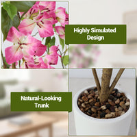 Ensemble de 2 arbres artificiels d'intérieur Garvee, réalistes, sans entretien, en matériau de haute qualité, pour la maison et le bureau, écologiques