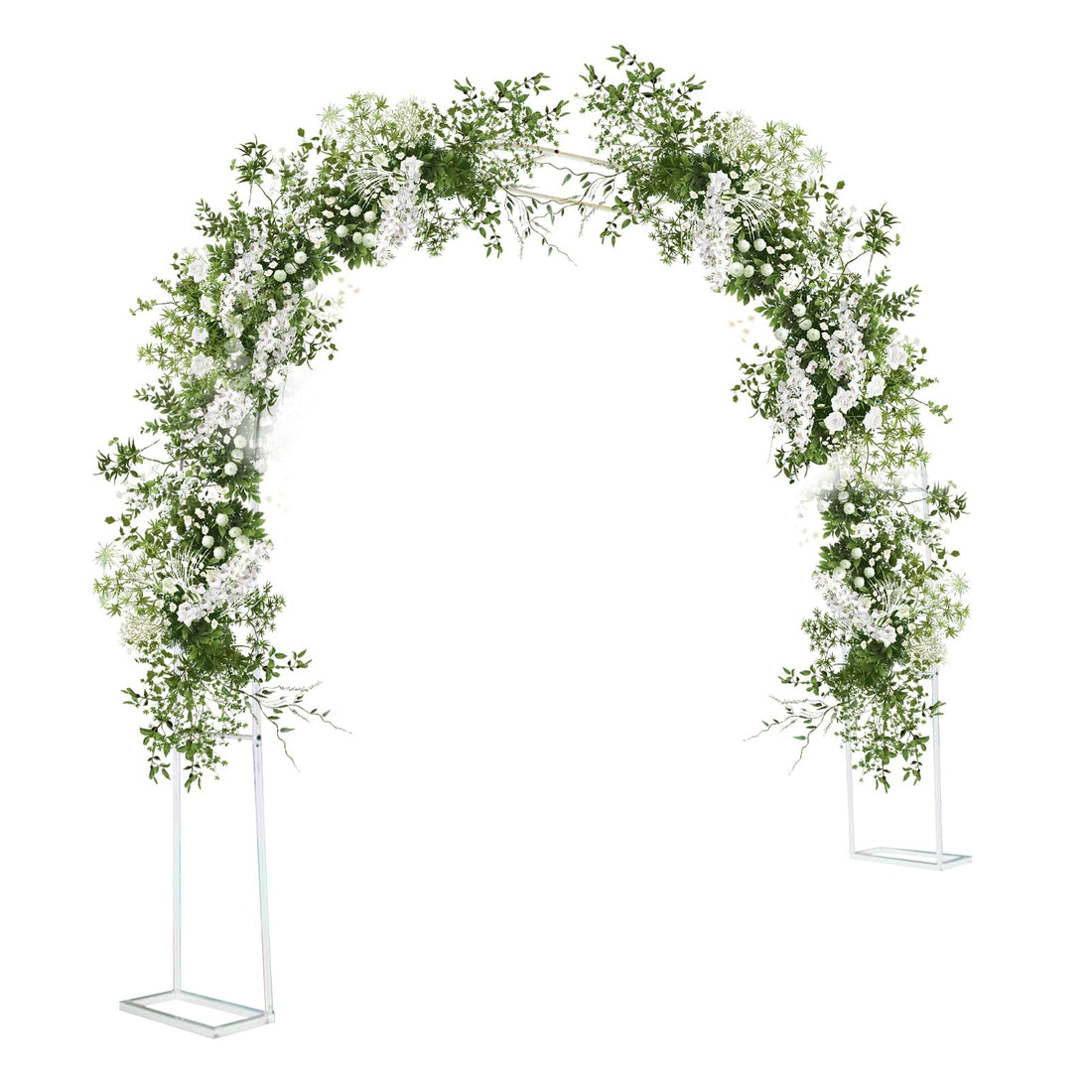 Arche de jardin Garvee en métal, 3 m x 2,2 m, acier galvanisé antirouille, style vintage, idéale pour mariages et garden-parties.