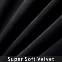 Coussin rectangulaire en velours Garvee avec pompons et fermeture éclair invisible, 30 x 50 cm, noir, pour salon