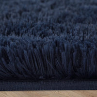Tapis shaggy Garvee 152 x 244 cm, bleu marine tie-dye, ultra doux et moelleux, haute densité, pour chambre d'enfant ou salon