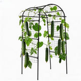 Garvee Tuteur Arche de Jardin Métal antirouille Support Plantes Cucurbitacées 207 x 91 x 79 cm Vert - Trellis (90 x 80 x 205)