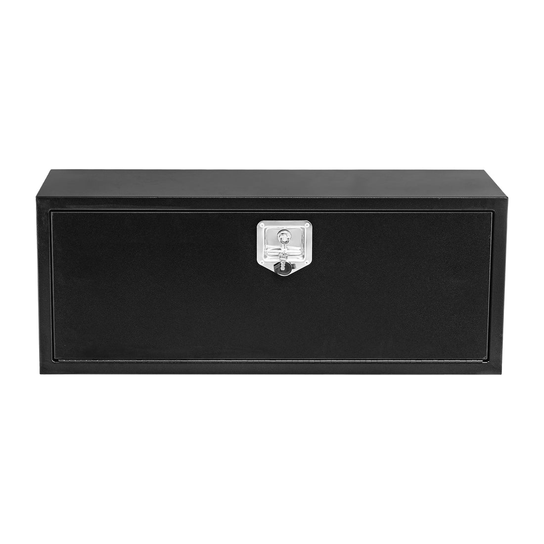 Coffre à outils Garvee 30 pouces pour camionnettes et remorques, en acier noir avec serrure à clé, verrouillage 3 points, résistant aux intempéries, montage sous châssis.