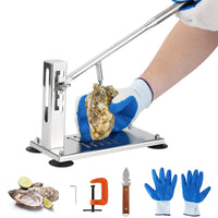 Couteau à huîtres Garvee, ouvre-huîtres professionnel en acier inoxydable, réglable, argenté, idéal pour les restaurants et la maison.