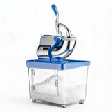 Garvee Broyeur à glace électrique 300 W avec lames en acier inoxydable et réservoir 50 L, pour bar et restaurant, bleu - Bleu