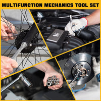Coffret d'outils Garvee 216 pièces avec entraînements 1/4", 3/8" et 1/2", cliquet à changement rapide 72 dents, coffret robuste pour réparations automobiles et domestiques