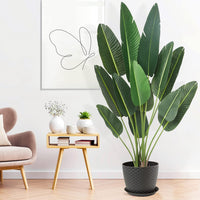 Garvee Oiseau de Paradis Artificiel 183 cm, 13 Troncs Ajustables, Plante Réaliste pour Décoration Intérieure et Extérieure