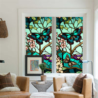 GARVEE Motyl Film de protection UV pour fenêtres, film statique transparent, 60 x 100 cm, pour espaces de vie.