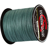 Ligne de pêche tressée Garvee, 4 brins, 40 lb, résistante à l'abrasion et aux UV, noire et verte, polyvalente pour l'eau douce et l'eau salée.
