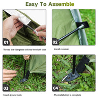Abri à vélos Garvee pour 2 à 3 vélos, en tissu Oxford 210D, imperméable et résistant à la poussière, avec portes, protection extérieure pour motos et matériel de jardinage, gris