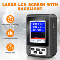 Compteur Geiger Garvee XR1-B, dosimètre portable et précis pour le laboratoire et le terrain, noir.