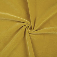 Rideaux Garvee en velours jaune 107 x 244 cm, occultants et insonorisants, 100 % polyester, style bohème, à pompons, pour salon ou chambre.