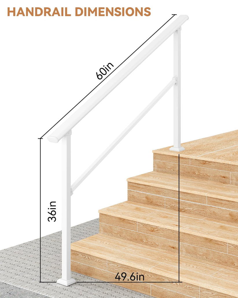 Installation rapide de rampe d’escalier extérieure