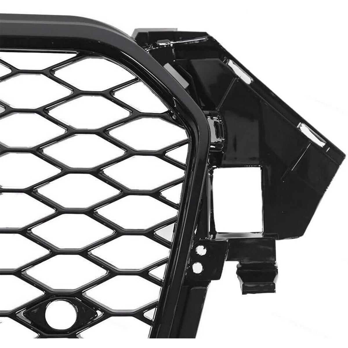 Grille de pare-chocs avant Garvee en nid d'abeille pour Audi A4 B8PA 2013-2016, robuste, ajustement parfait, en plastique, sans logo, modèle européen
