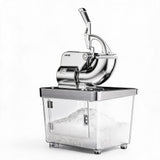 Garvee Broyeur à glace électrique 300 W avec lames en acier inoxydable et réservoir 50 L, pour bar et restaurant, argent - Argent