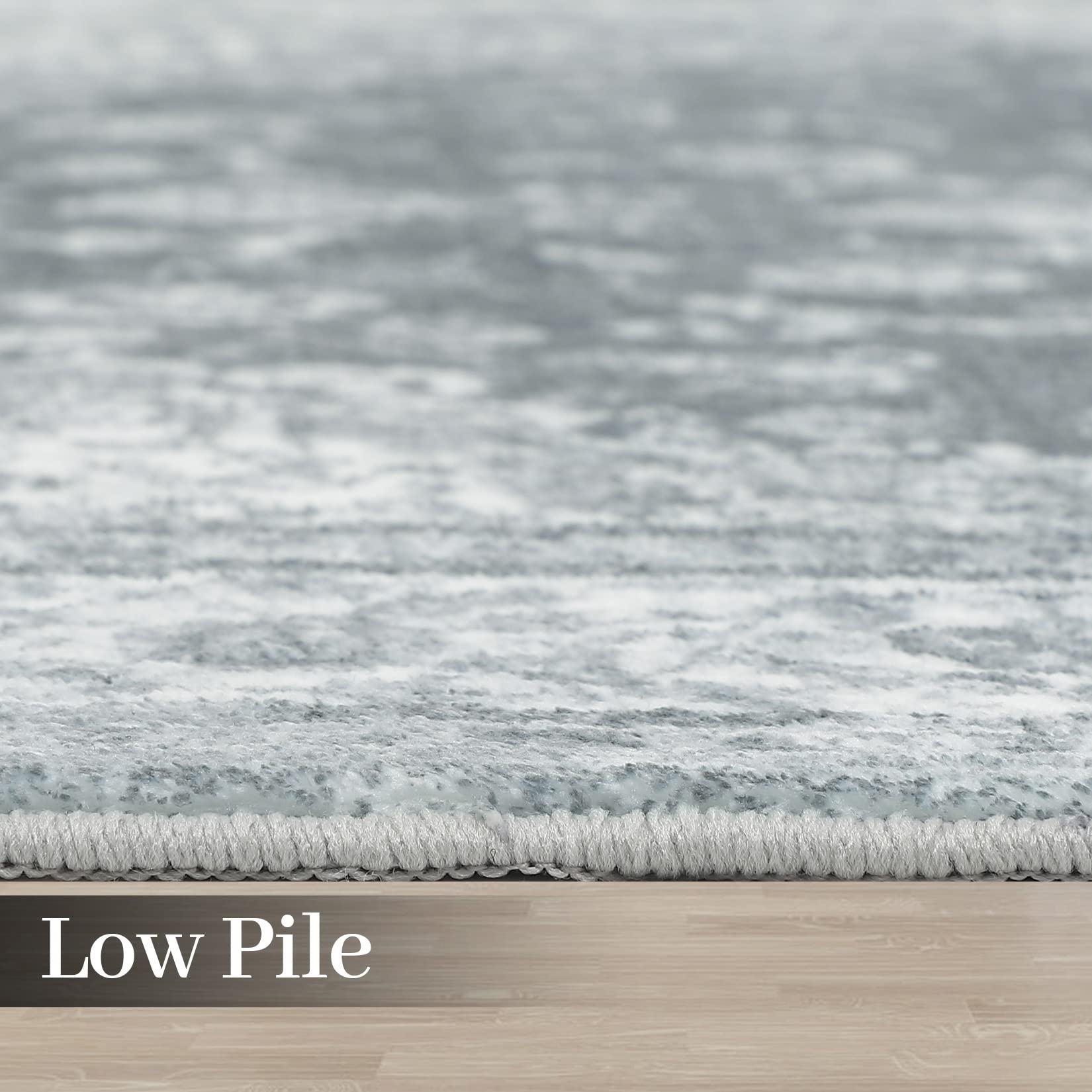 Tapis de sol vintage imperméable Garvee, à poils courts, résistant aux taches et à l'huile, lavable, antidérapant, pour salon et chambre, idéal pour les animaux et les enfants.