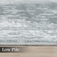 Tapis de sol vintage imperméable Garvee, à poils courts, résistant aux taches et à l'huile, lavable, antidérapant, pour salon et chambre, idéal pour les animaux et les enfants.