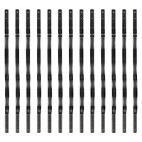 Poteaux de garde-corps en aluminium Garvee – Noir mat, parfaits pour les terrasses et les escaliers, robustes et durables