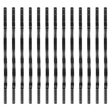 Poteaux de garde-corps en aluminium Garvee – Noir mat, parfaits pour les terrasses et les escaliers, robustes et durables