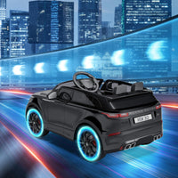 Voiture électrique pour enfants Garvee Schwarz Land Rover 12V, 2 places avec télécommande – Pour les enfants de 3 à 8 ans