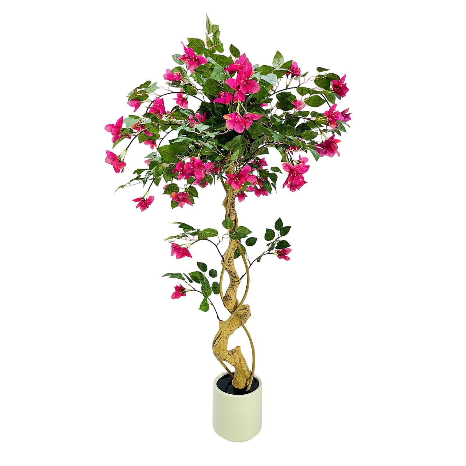 Arbre artificiel Garvee de 1,20 m (4 pi) pour intérieur, réaliste, facile à nettoyer et durable, idéal pour la maison et le bureau (vert).