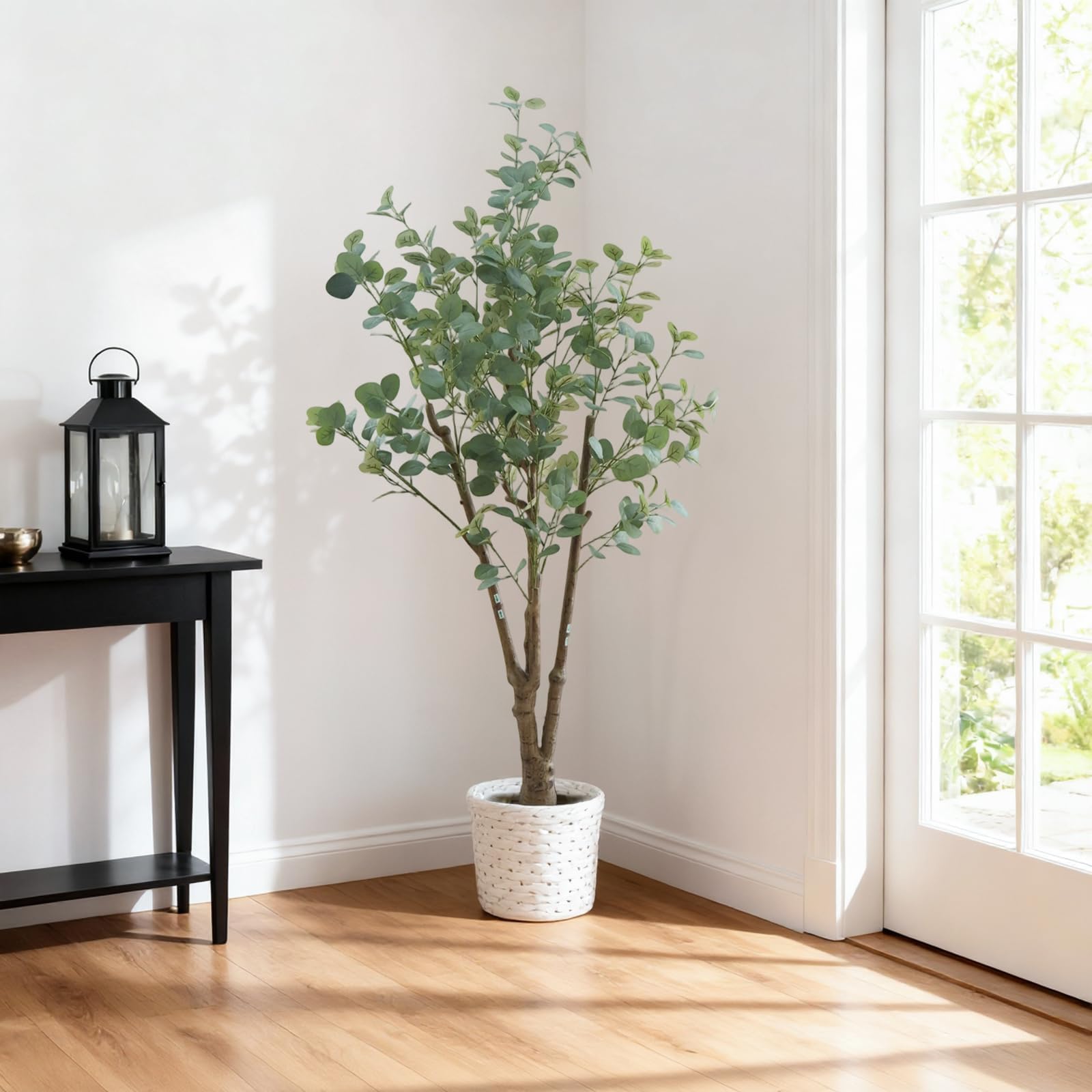 Arbre artificiel d'intérieur Garvee de 1,8 m, réaliste, facile à nettoyer, polyvalent, pour la décoration de bureaux et de fêtes, vert
