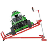 Garvee Lève-tondeuse renforcé 399 kg, acier carbone pliable, pour tondeuses autoportées et à rayon de braquage zéro